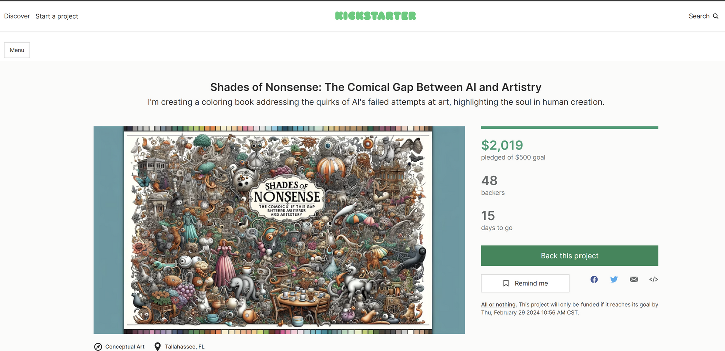 Shades of Nonsense - Coloring book
