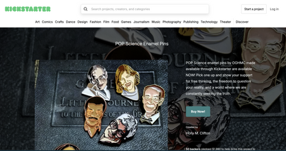 Pop Science Enamel Pins