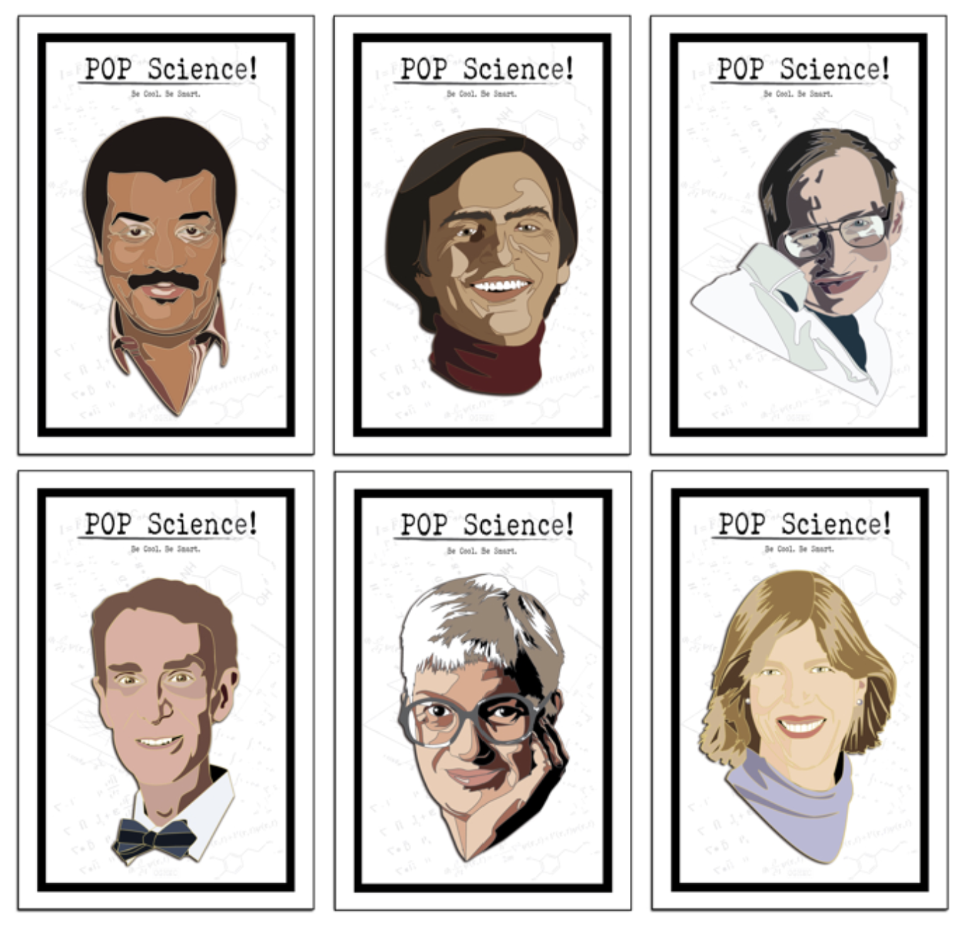 Pop Science Enamel Pins