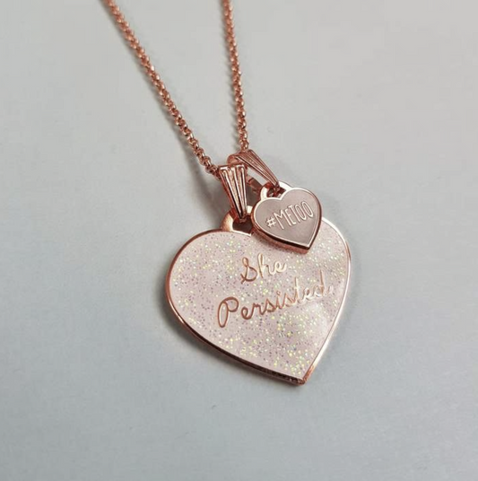 She Persisted Enamel Pendant